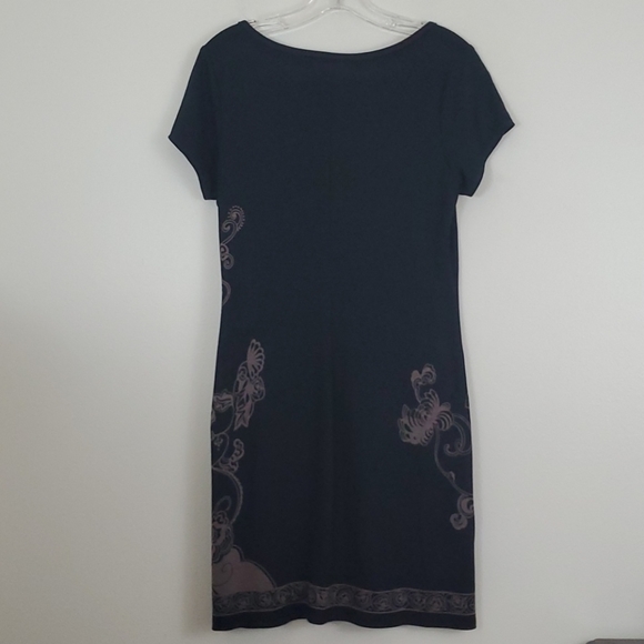 Max Studios Black & Light Brown Dress L - Picture 5 of 8